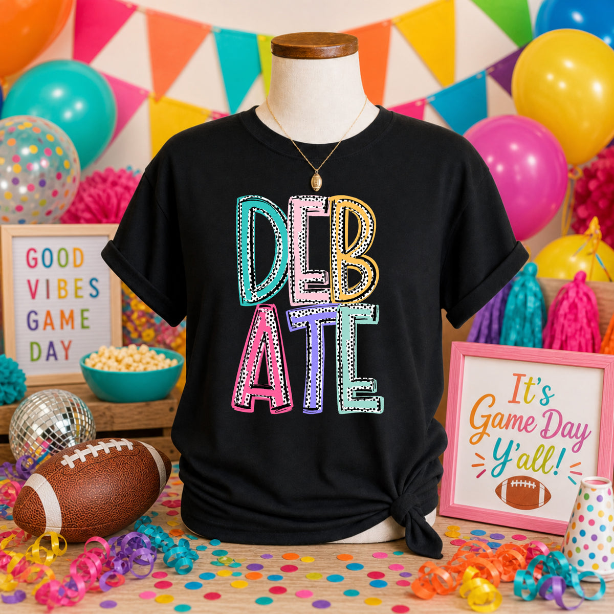 Debate Dixie Dot (S&G) DTF transfer