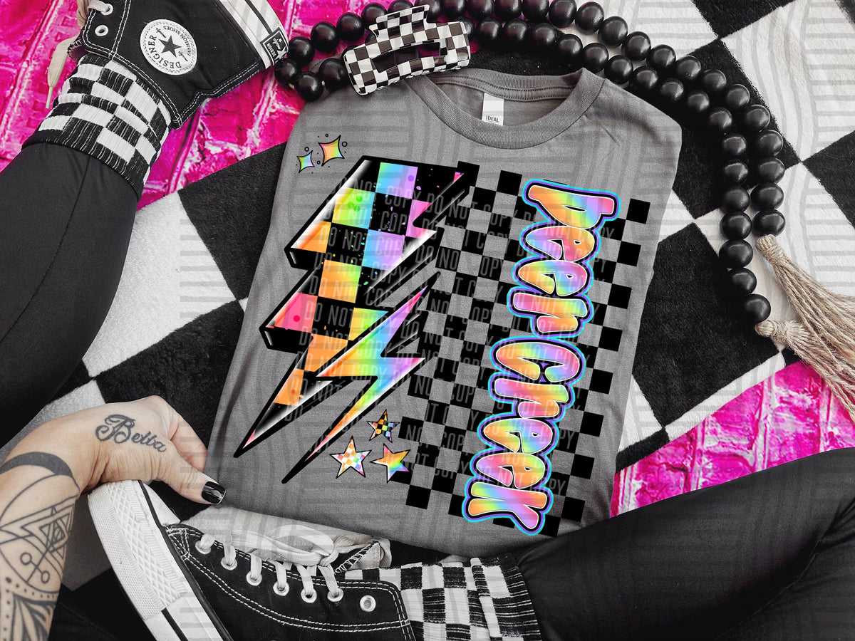 Deer Creek Neon Bright Circle (Caplinger) DTF transfer