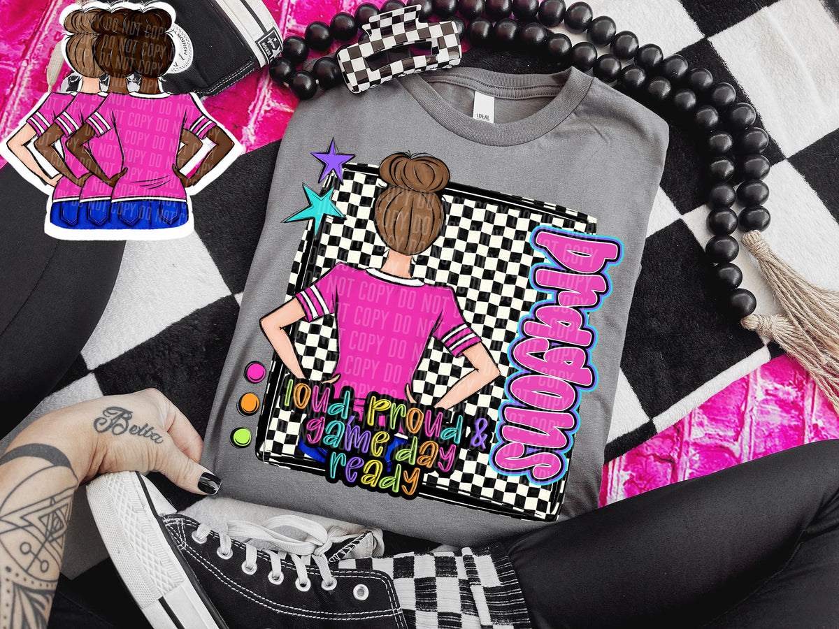 DRAGONS light skin loud and proud (Caplinger) DTF transfer