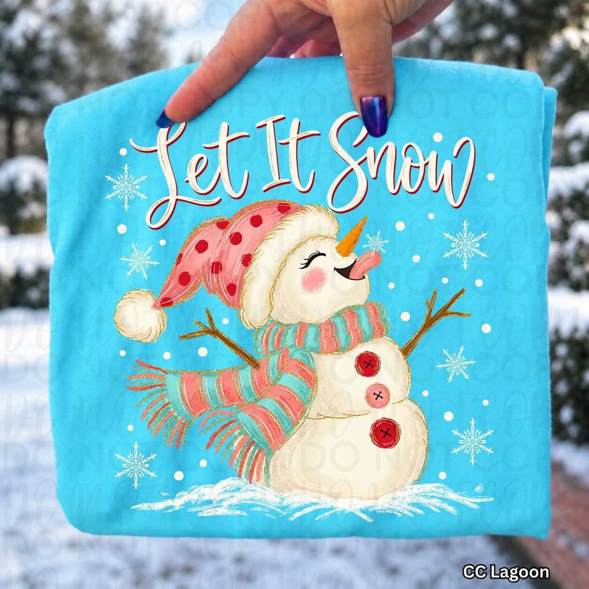 Let it snow snowman (UAC) Sunday Special DTF transfer
