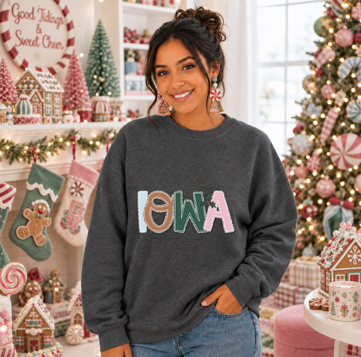 Holly jolly Iowa (S&G) DTF Transfer