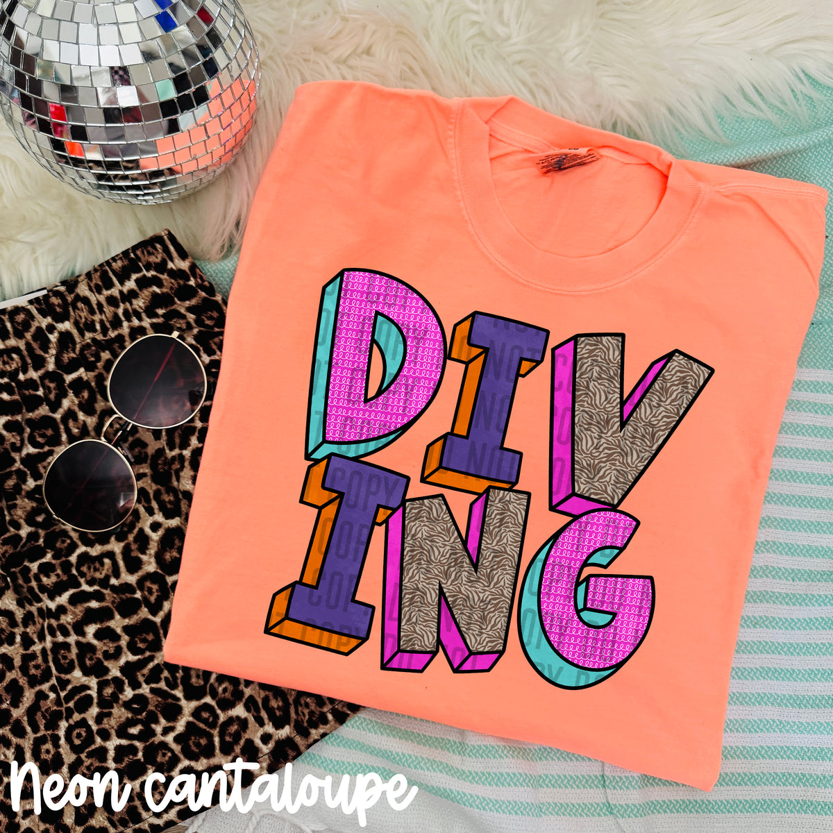 diving purple blocks (caplinger) DTF transfer