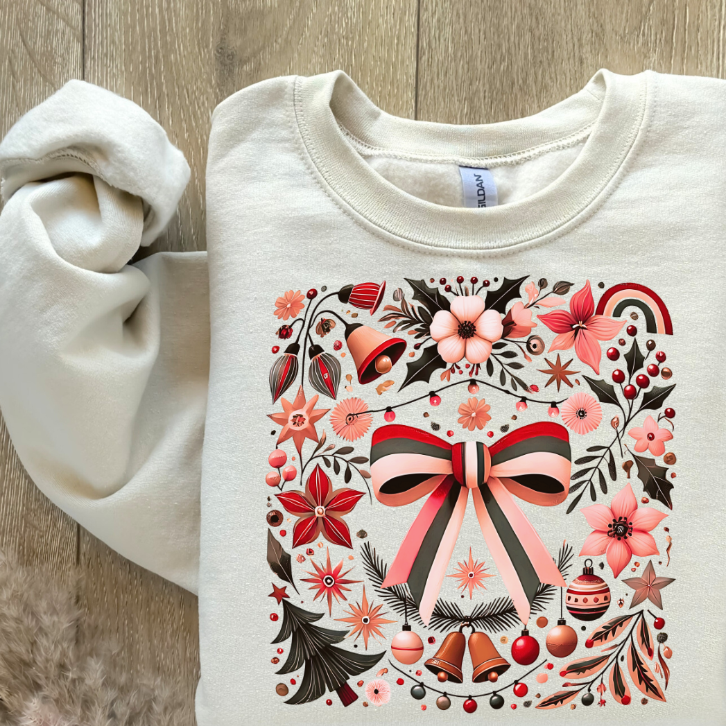 Christmas Boho (FRONT DESIGN) 68362 DTF Transfer