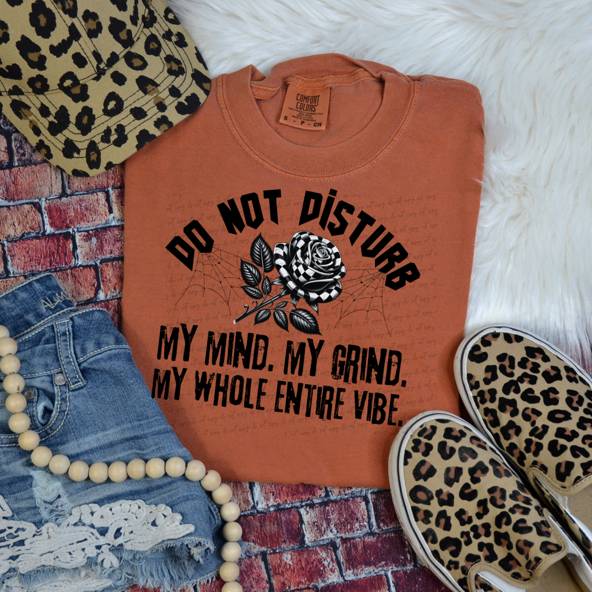 Do Not Disturb My Mind (BLACK) 68602 DTF Transfers