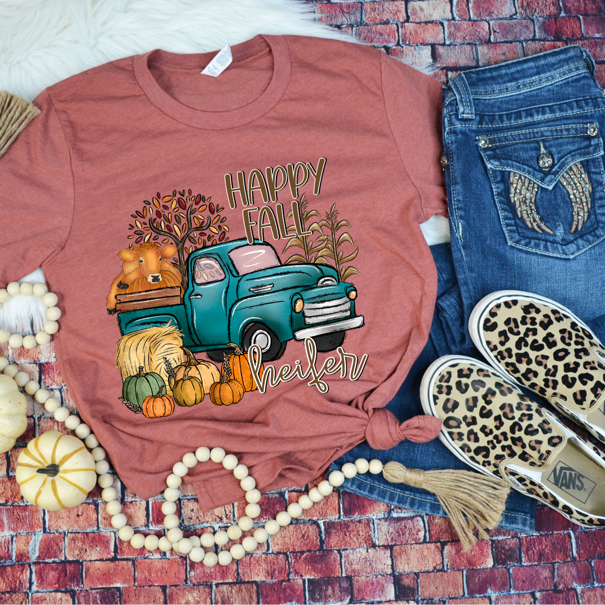 Happy Fall Heifer (FDCD) DTF Transfer