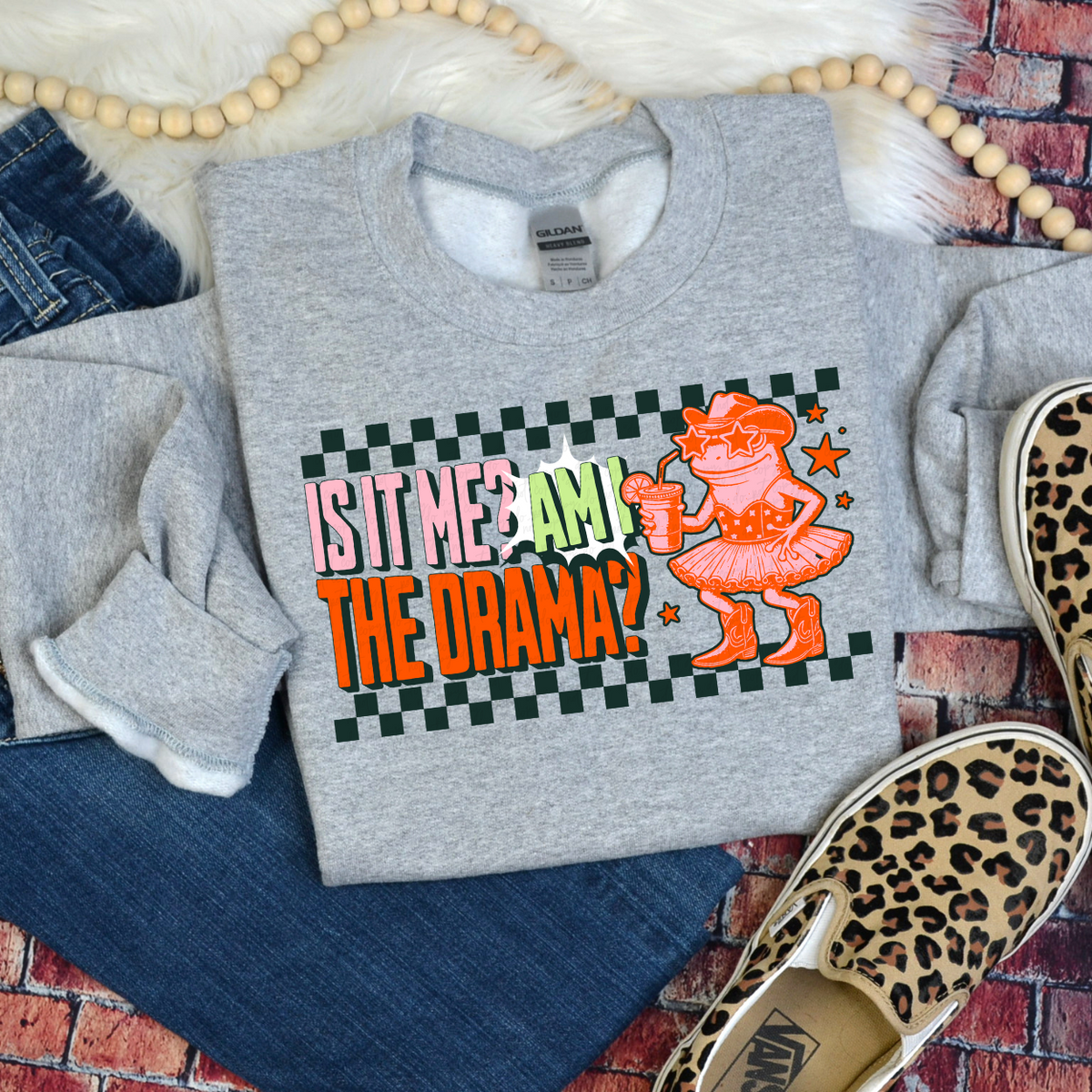 Is It Me? Am I The Drama 68115 DTF Transfer