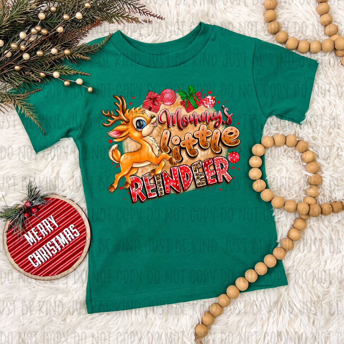 Mommy's Little Reindeer (RD) 72387 DTF Transfer