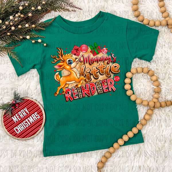 Mommy's Little Reindeer (RD) 72387 DTF Transfer