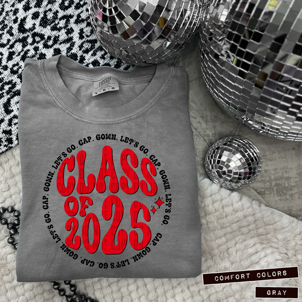Class of 2025 Red (Caplinger) DTF transfer