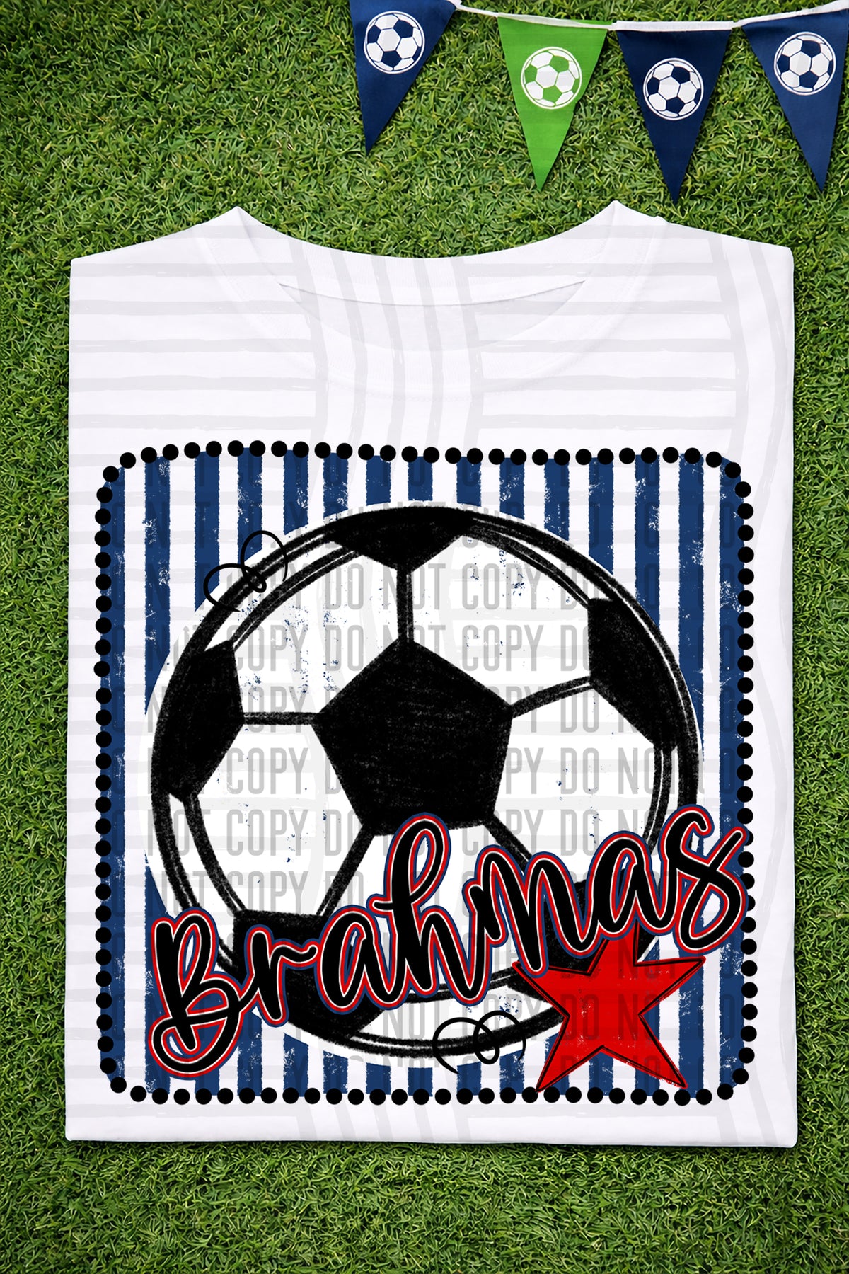 Brahmas RWB Framed (Caplinger) DTF transfer