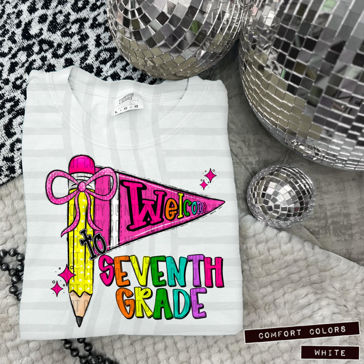 Welcome To 7th Grade (caplinger) DTF transfer