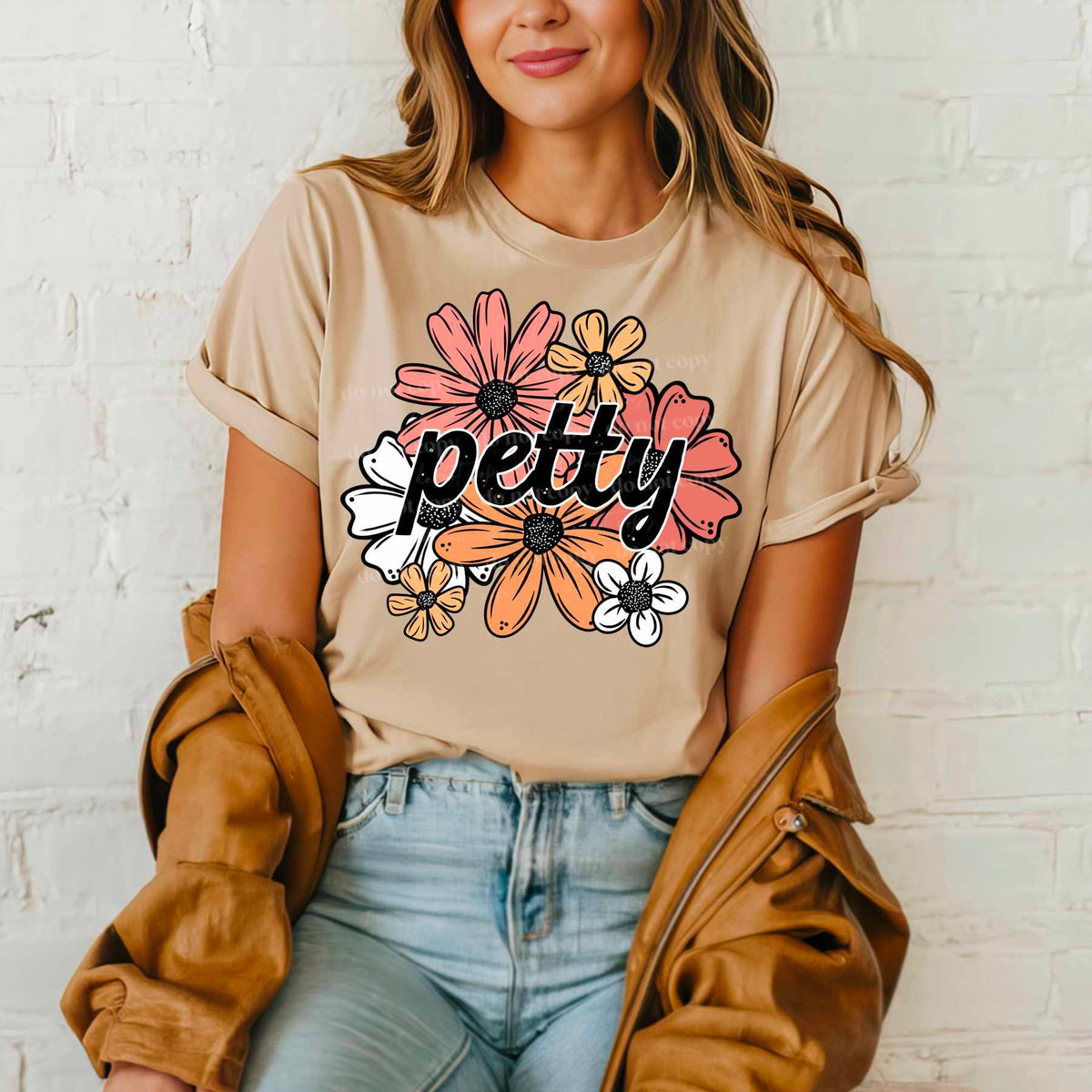Petty florals COLOR (CSC) 77280 DTF transfer