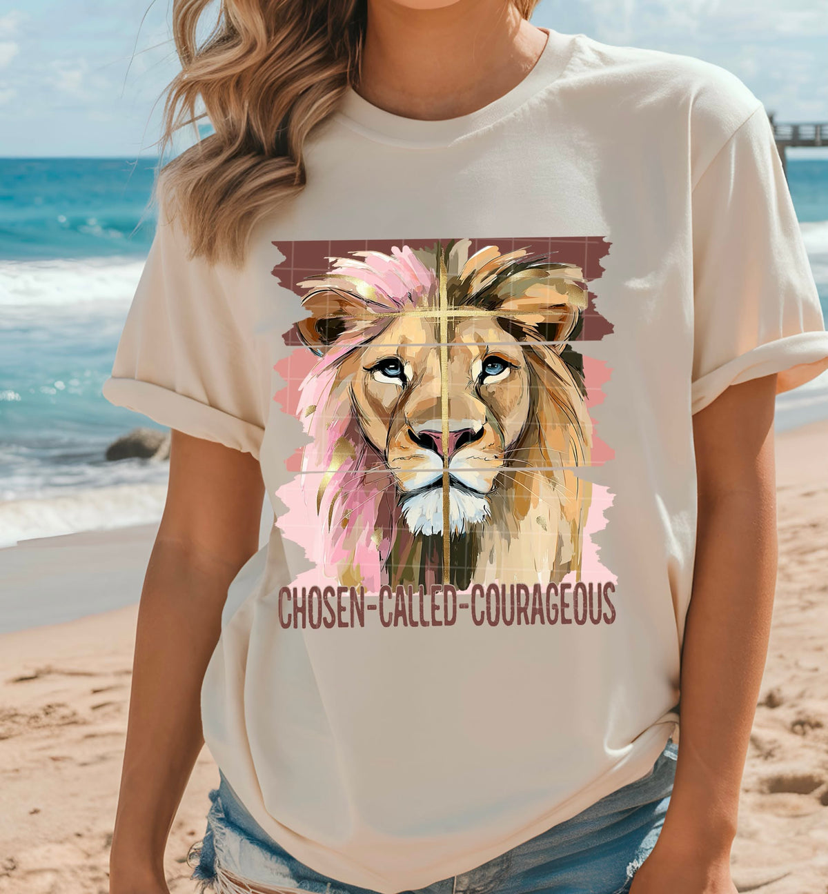 Chosen called courageous Sunday Special DTF transfer