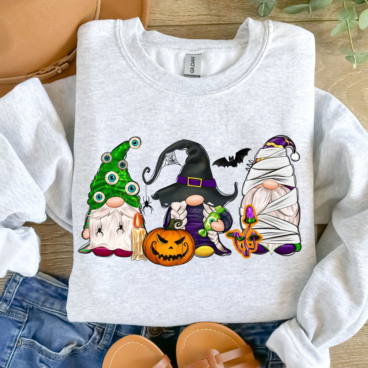 Halloween Gnomes-38435-DTF transfer