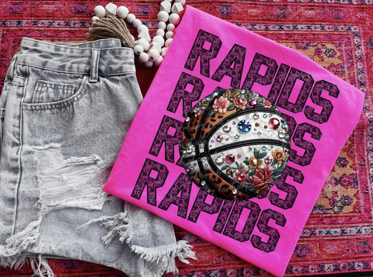 Rapids bedazzled basketball (VIRGO) 94422 DTF transfer