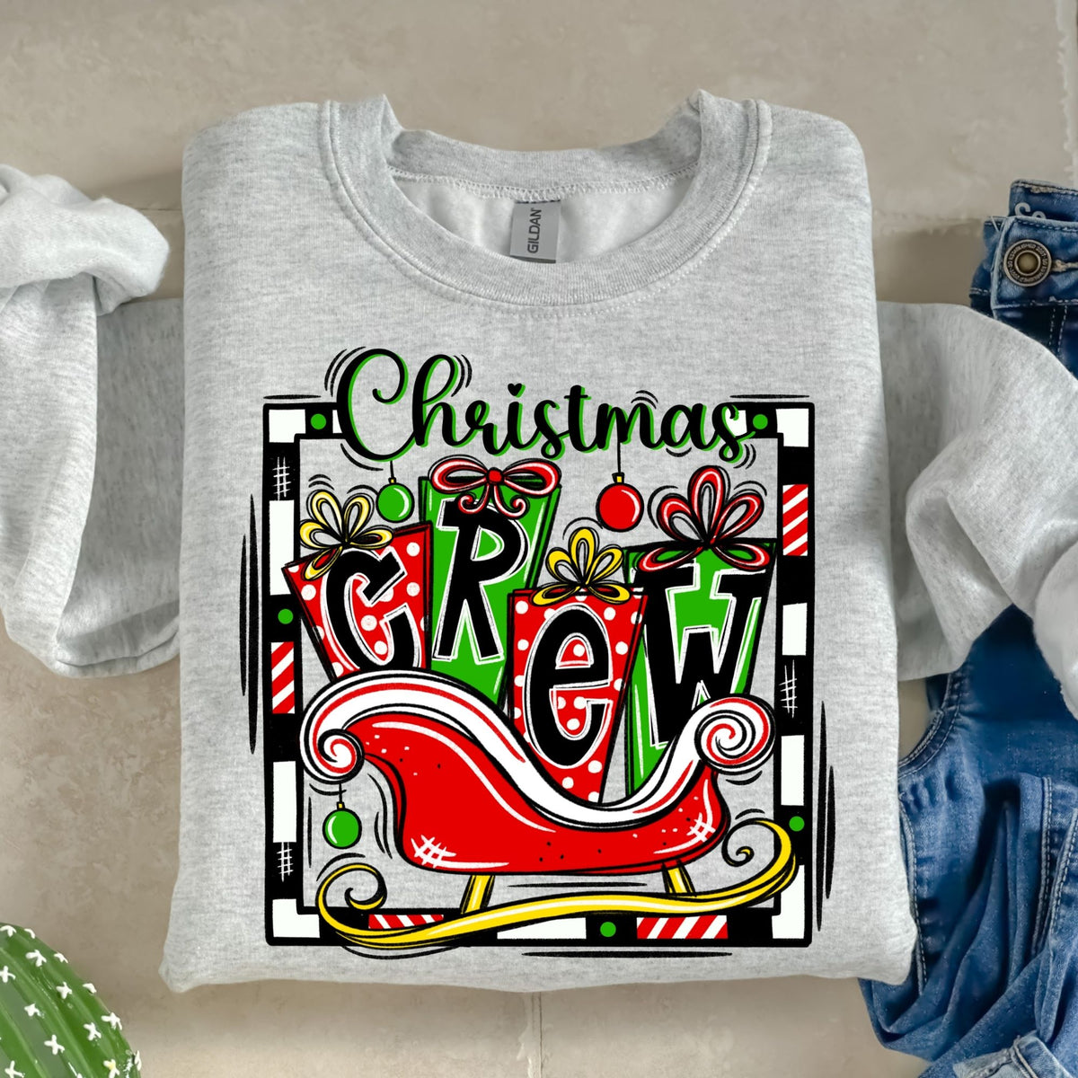 Christmas Crew-38593-DTF transfer