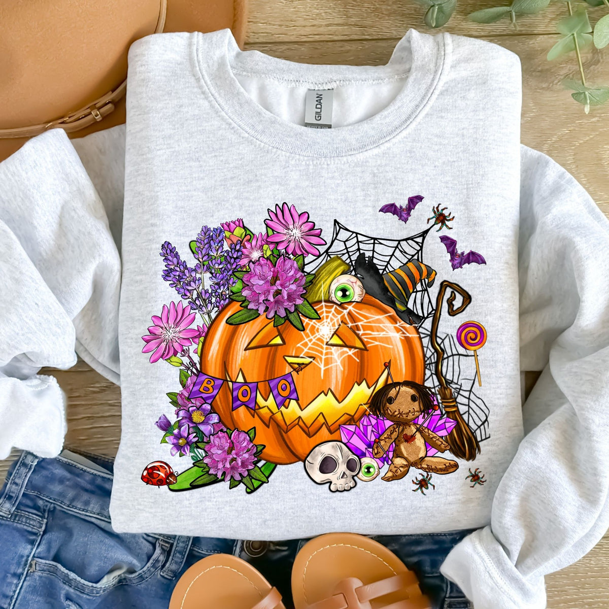Halloween Floral-38437-DTF transfer