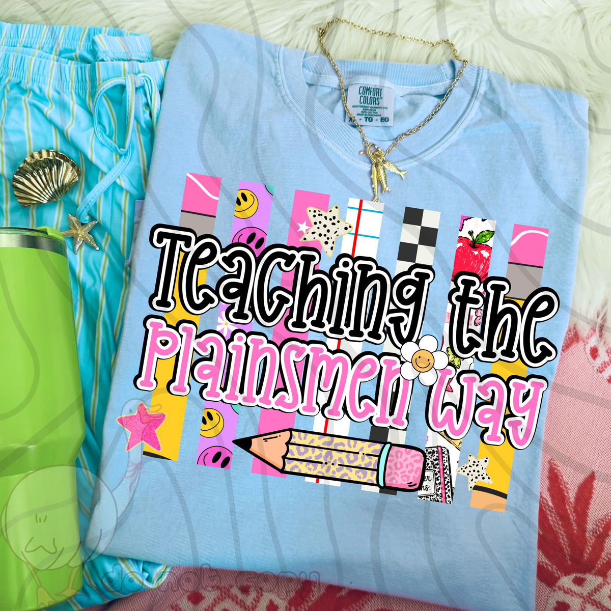Teaching the plainsmen way school stripes (DKD) DTF Transfer