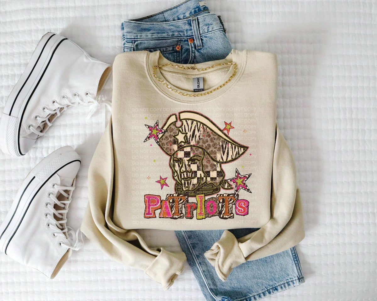 Patriots magazine font (SCG) DTF Transfer