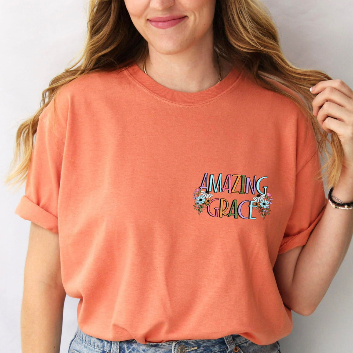 Amazing Grace (4” pocket) (SDD) special DTF transfer