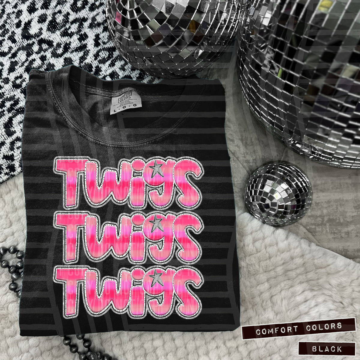 Twigs Pink Stacked (Caplinger) 102034 DTF transfer
