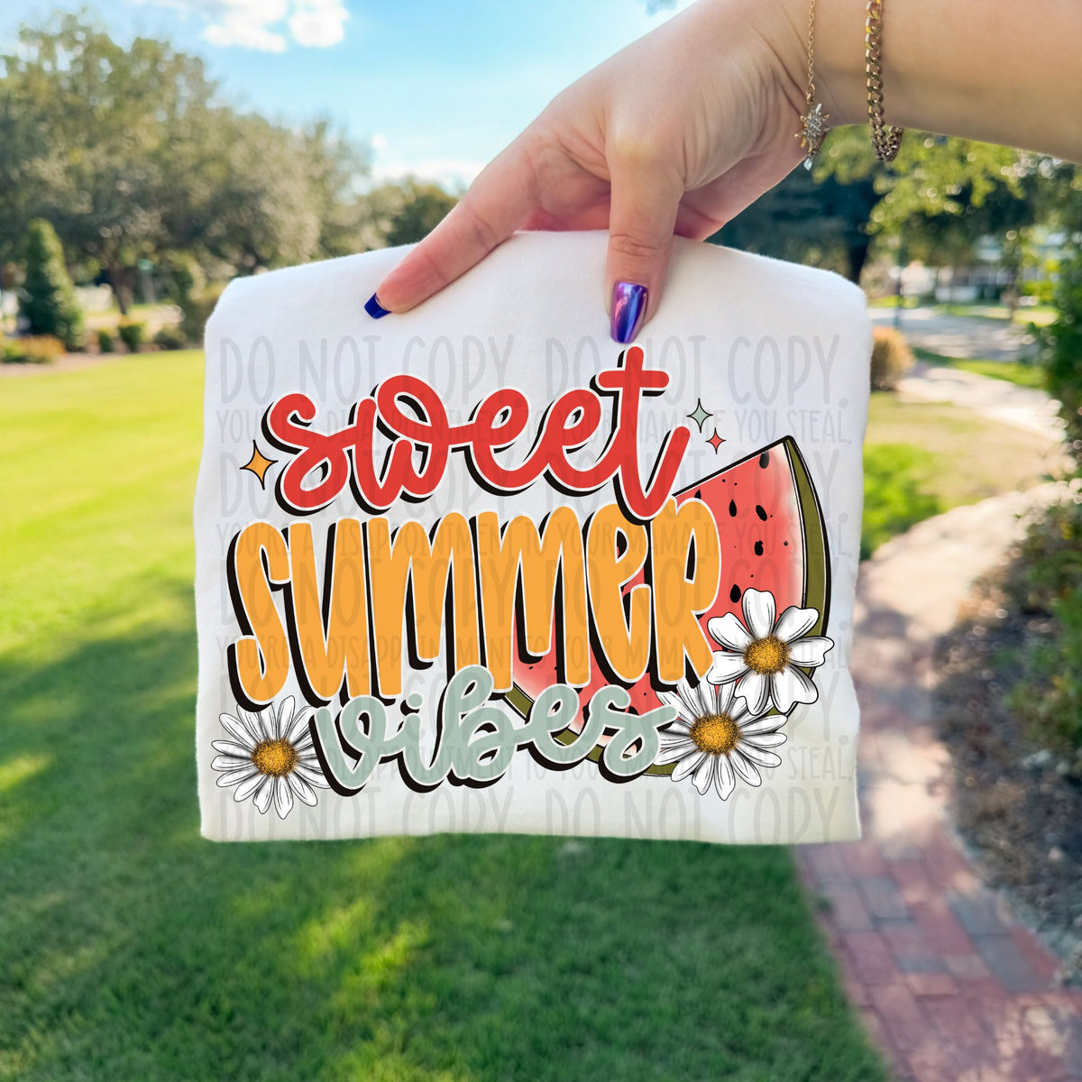 Sweet summertime vibes SWD DTF Transfer