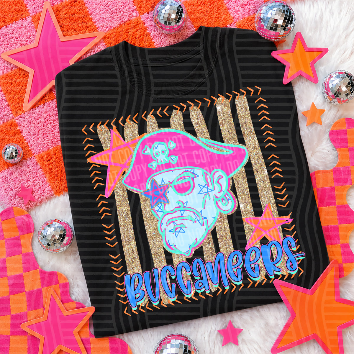buccaneers candy pop (caplinger) DTF transfer