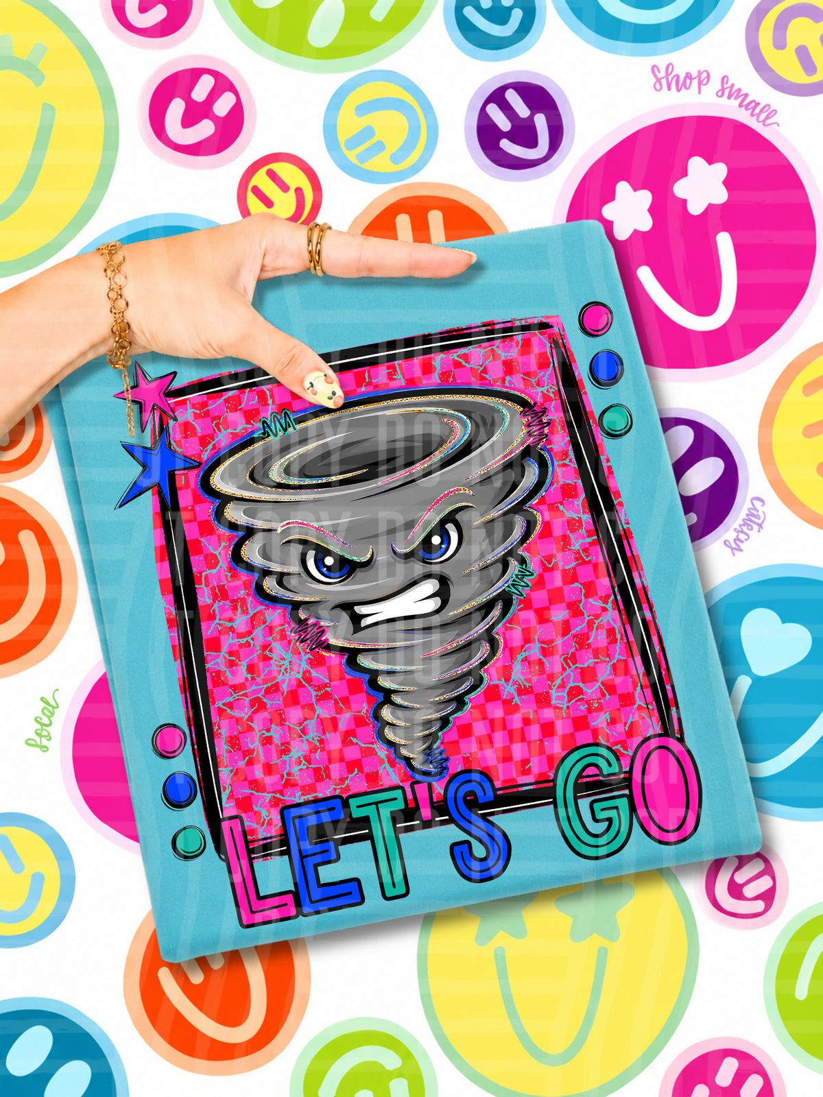 Lets go tornados candy mascots (Caplinger) DTF transfer