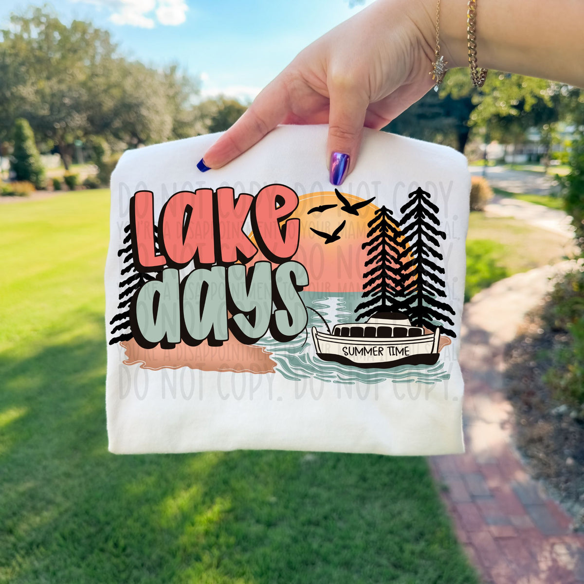 Lake days SWD DTF Transfer