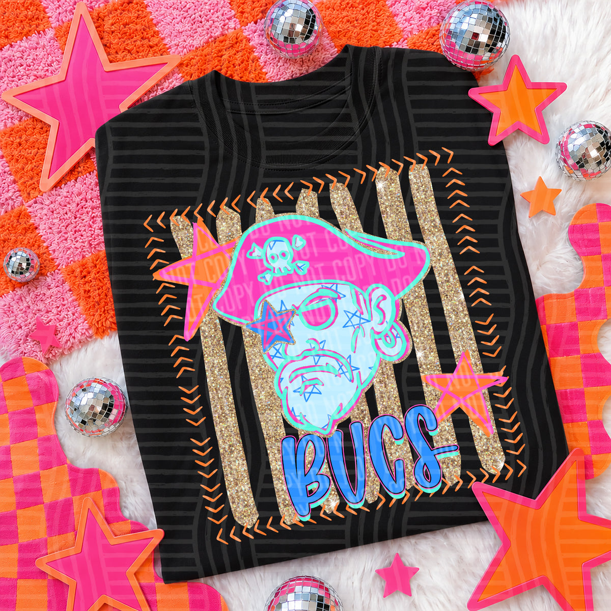 bucs candy pop (caplinger) DTF transfer