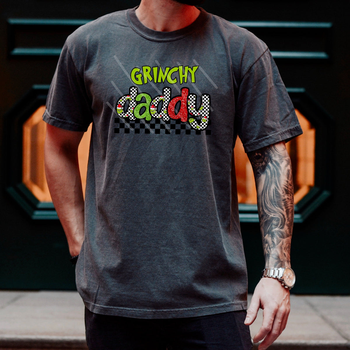 Greeny Daddy (green on top) (MZ) 113624 DTF transfer