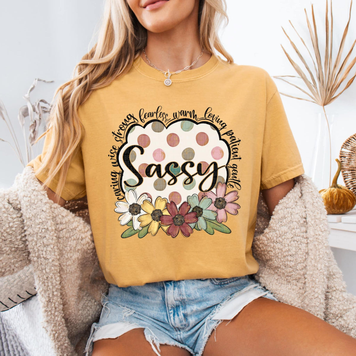 Sassy polka dot background 92265 DTF transfer