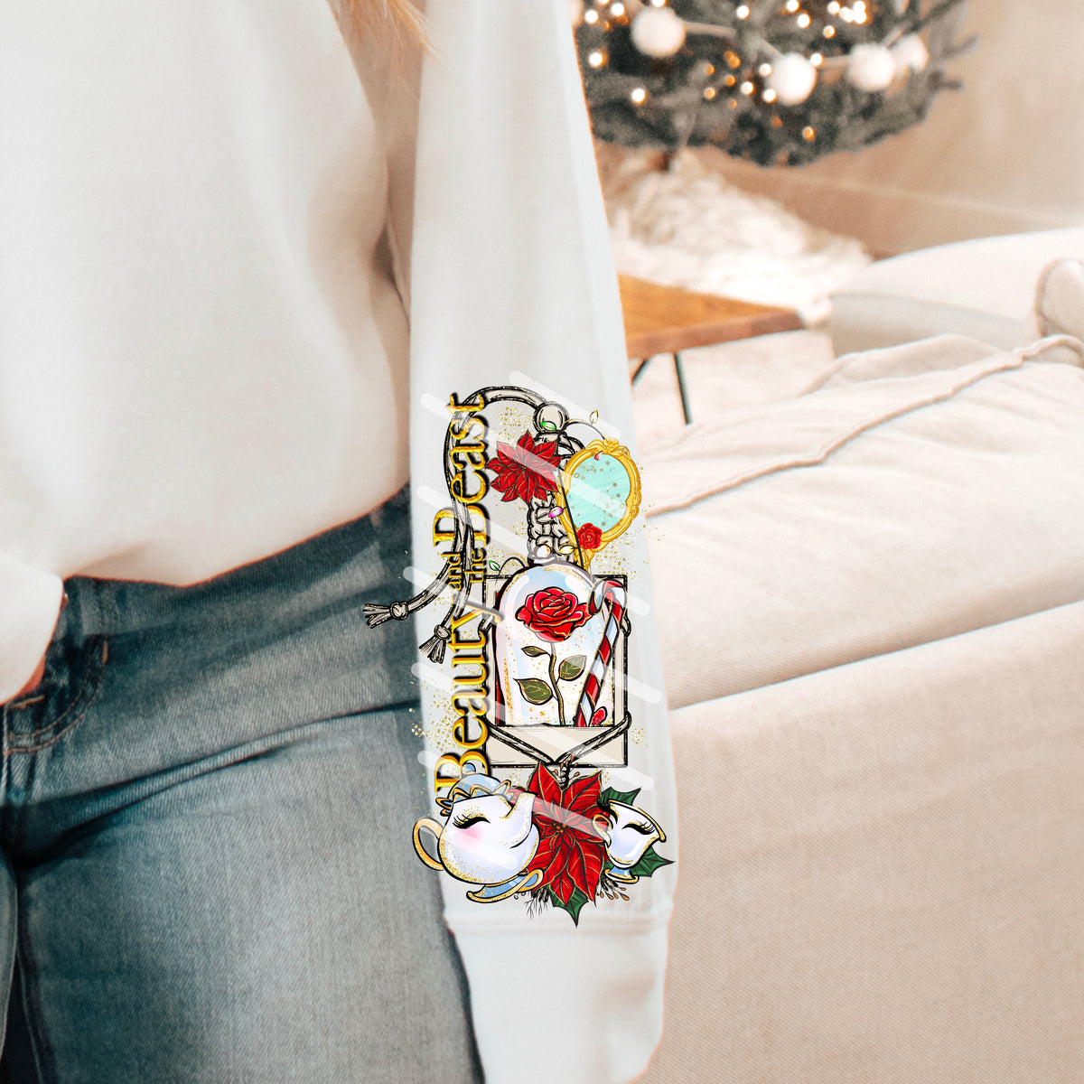 Christmas Beauty SLEEVE (RENEWED) 113640 DTF transfer