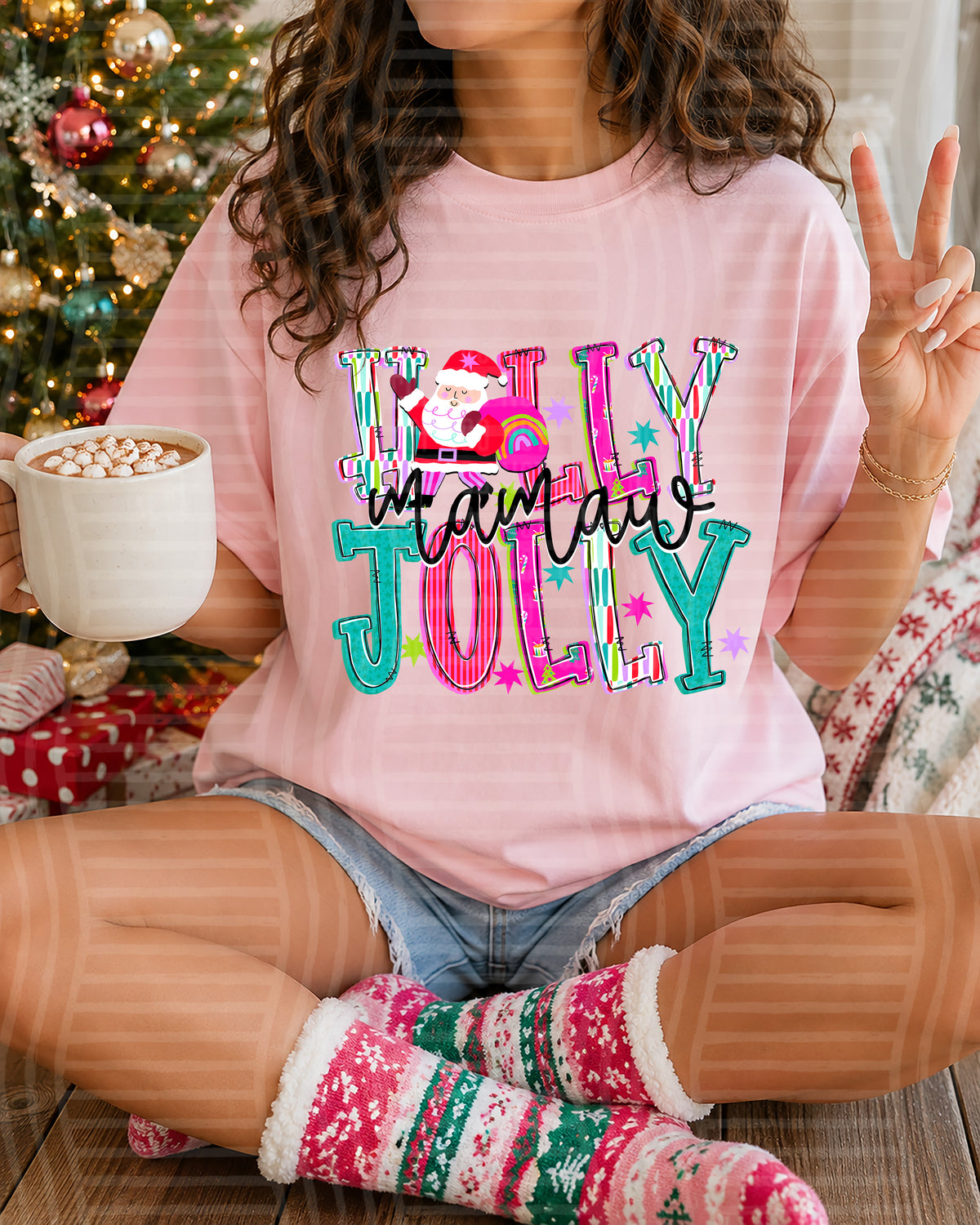 Mamaw-Holly Jolly (Caplinger) DTF Transfers