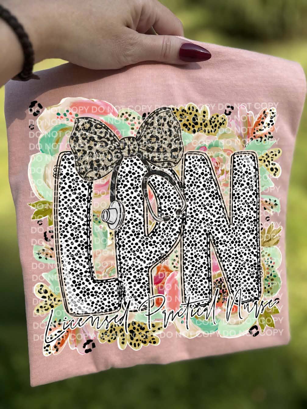 LPN (polka dots) (Scg) DTF Transfer