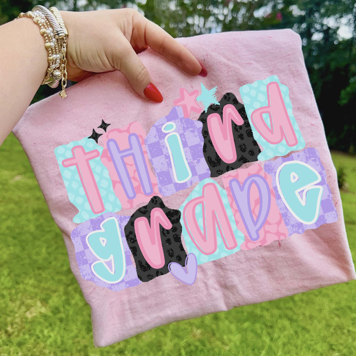 Third grade pastels (CMD) DTF Transfer
