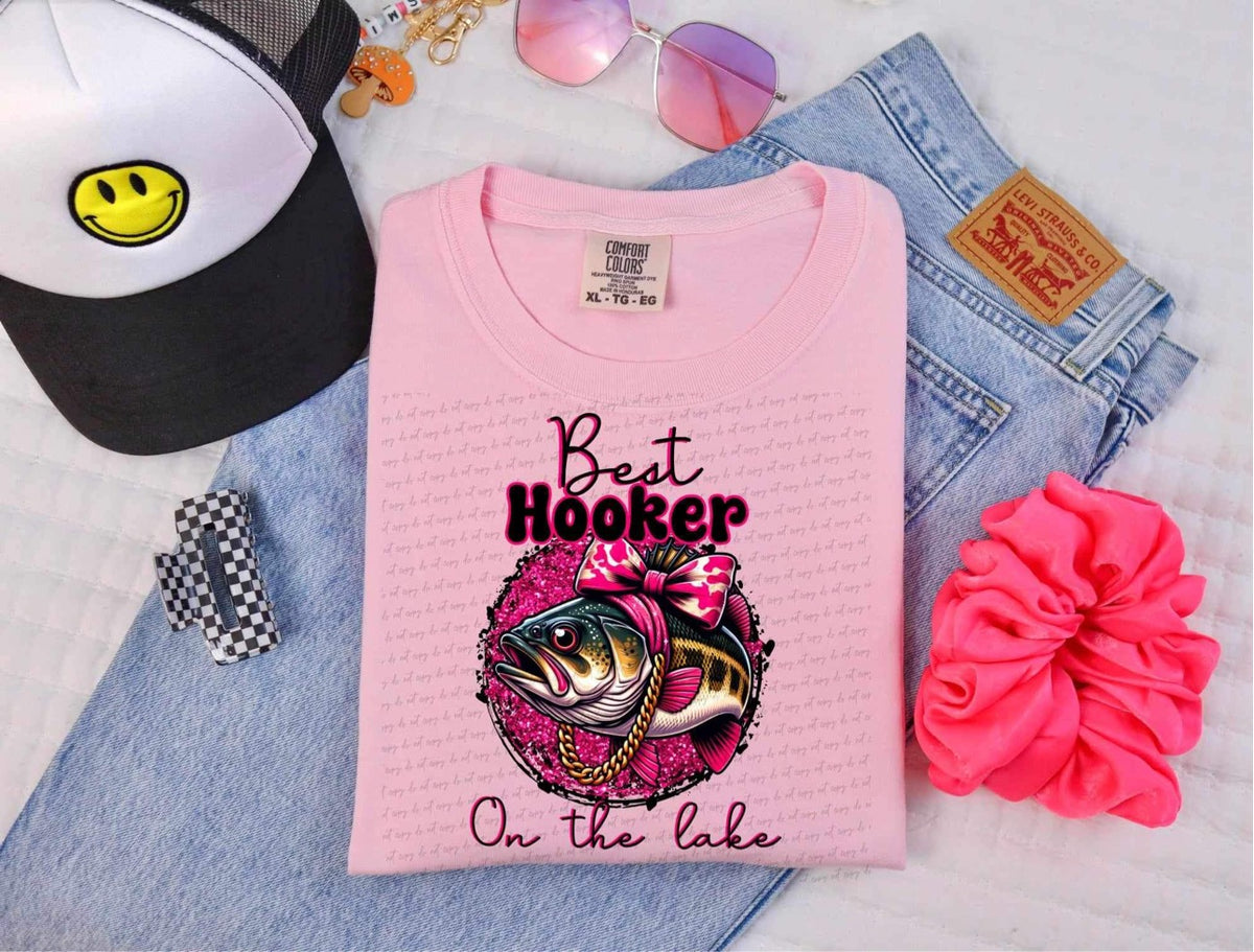 Best Hooker on the Lake DTF transfer 13939