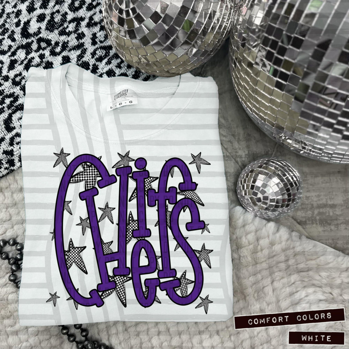 Purple Staggered Mascots (Caplinger)