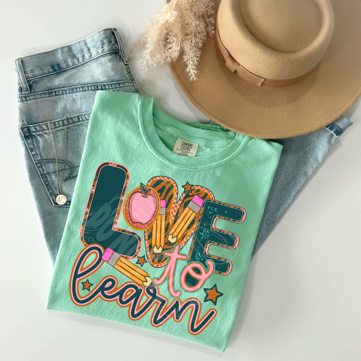 Love to learn pencils (c’s) DTF Transfer