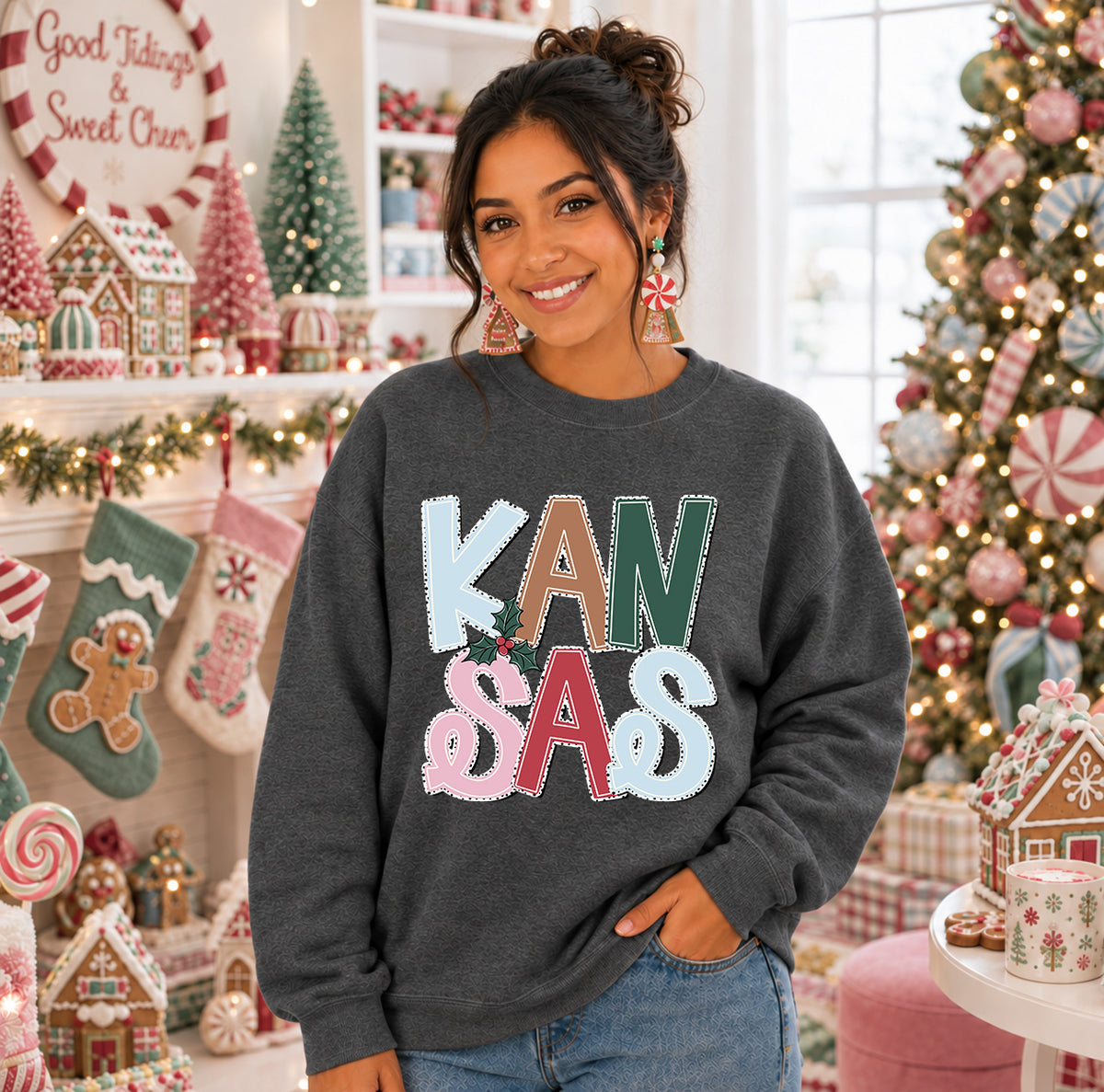 Holly jolly Kansas (S&G) DTF Transfer