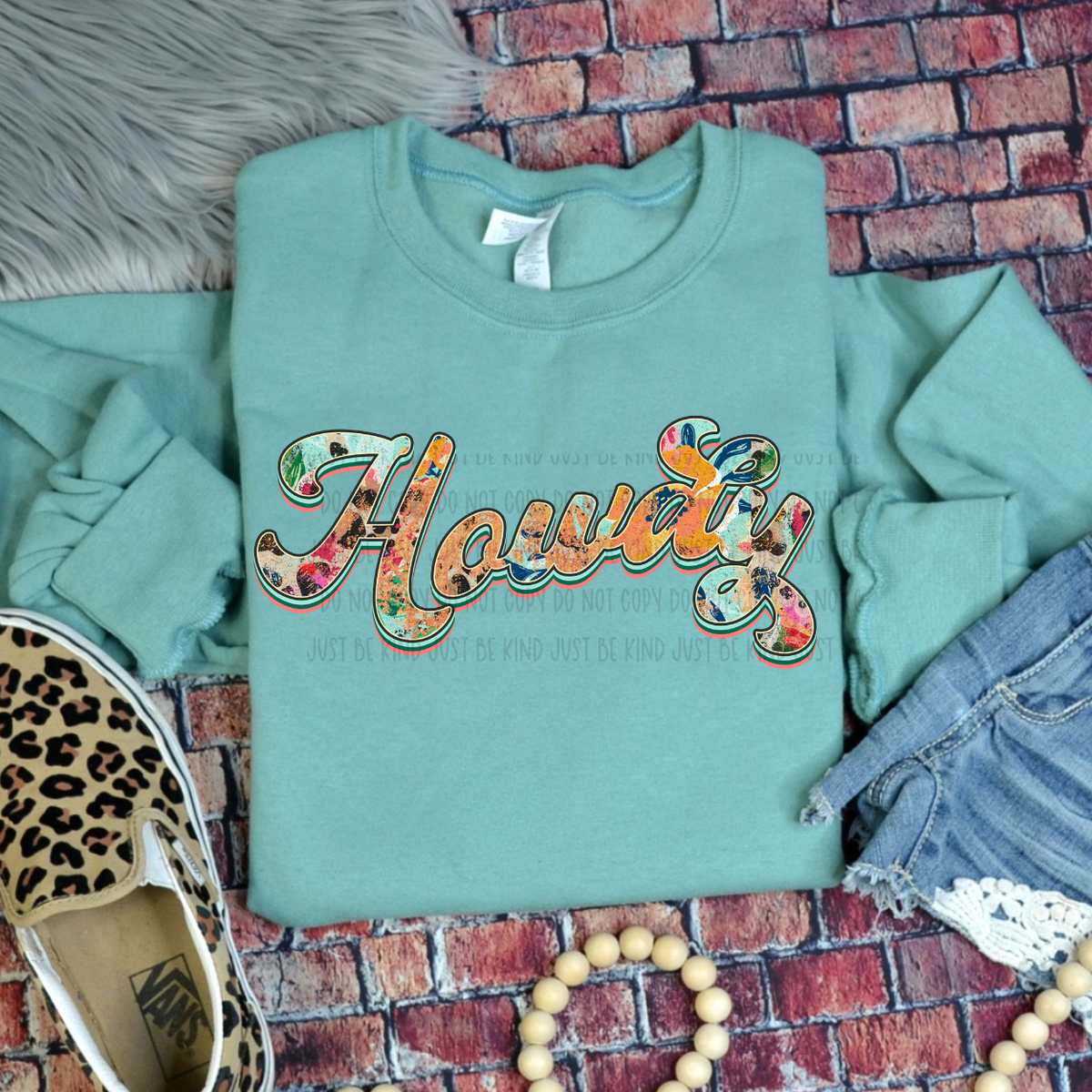 Howdy  / Groovy (Kayndi) 72937 DTF Transfer