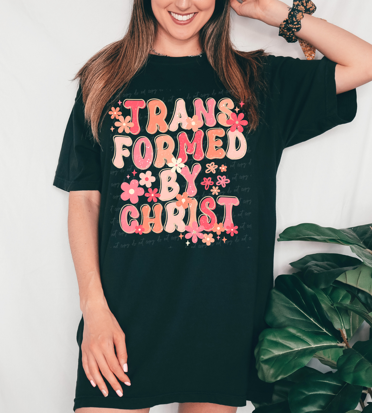 Transformed by christ colorful 28858 DTF Transfer