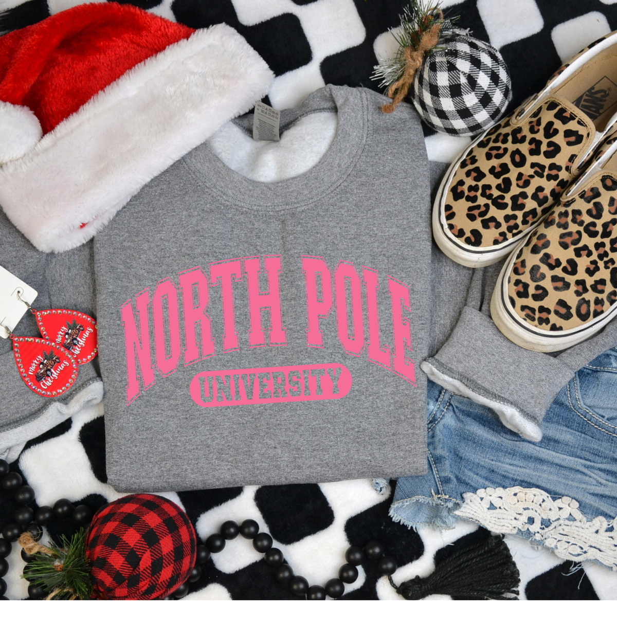 North Pole University DTF Transfer