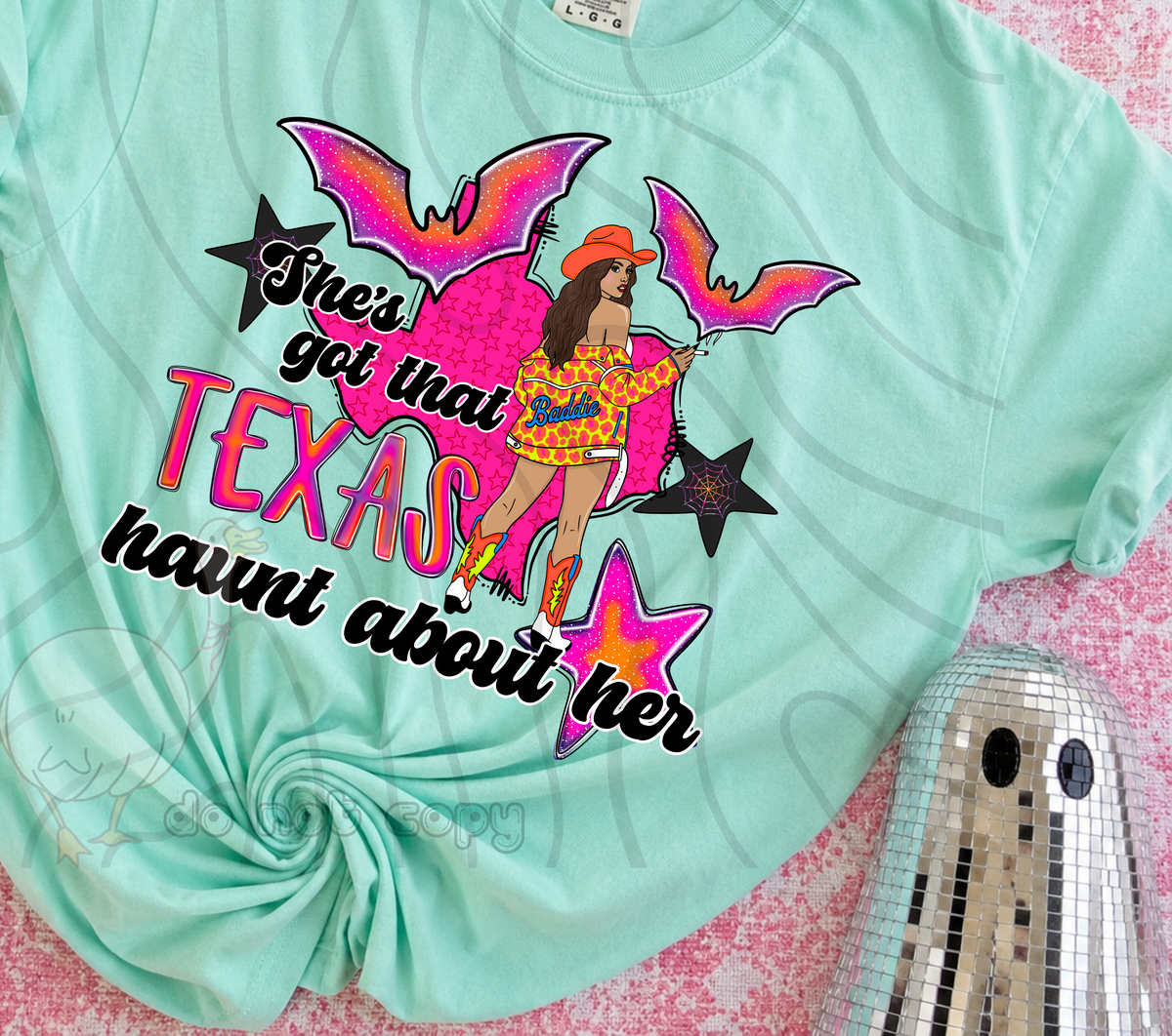 She's got that Texas DTF Transfer