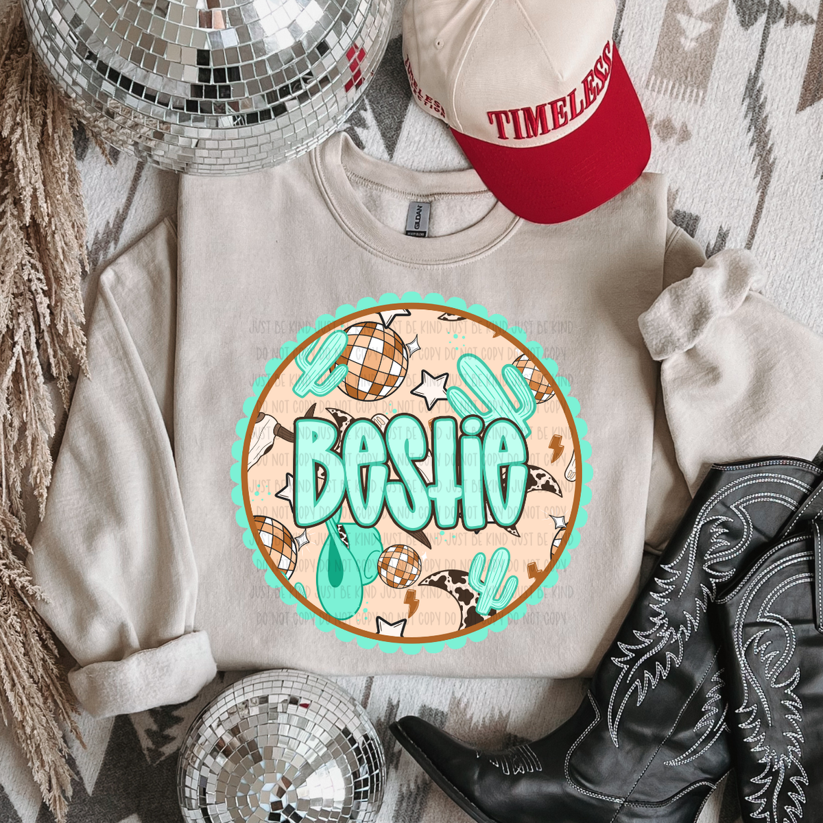 Bestie *Teal (Kayndi) 72798 DTF transfer