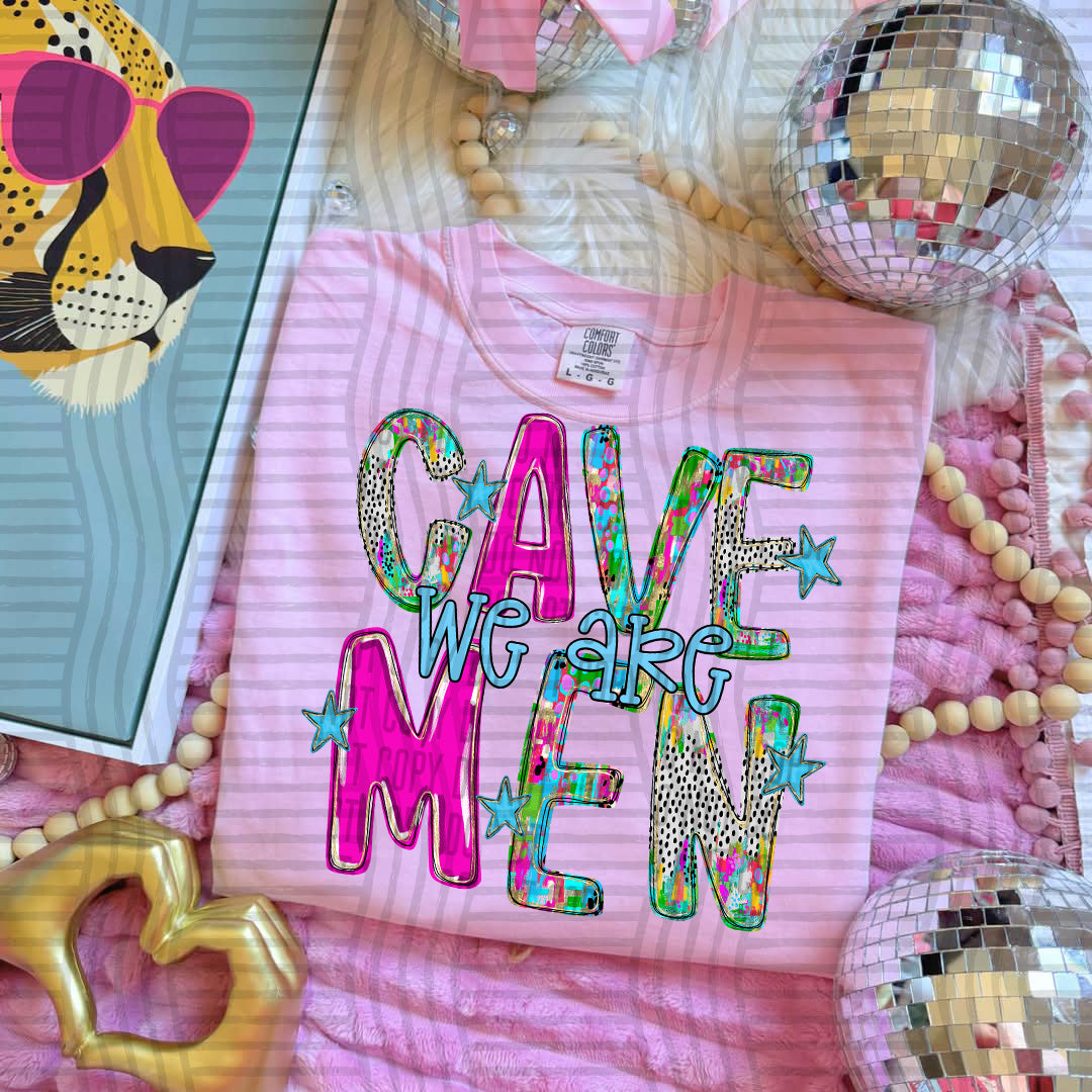 Cave men preppy luxe (Caplinger) DTF transfer