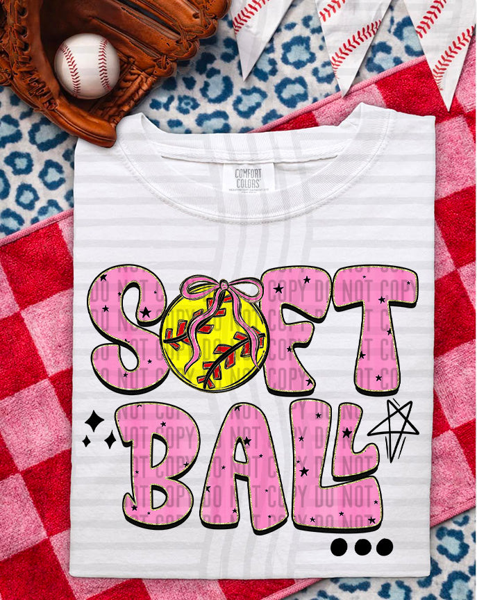 Softball Pink (Caplinger) DTF Transfer