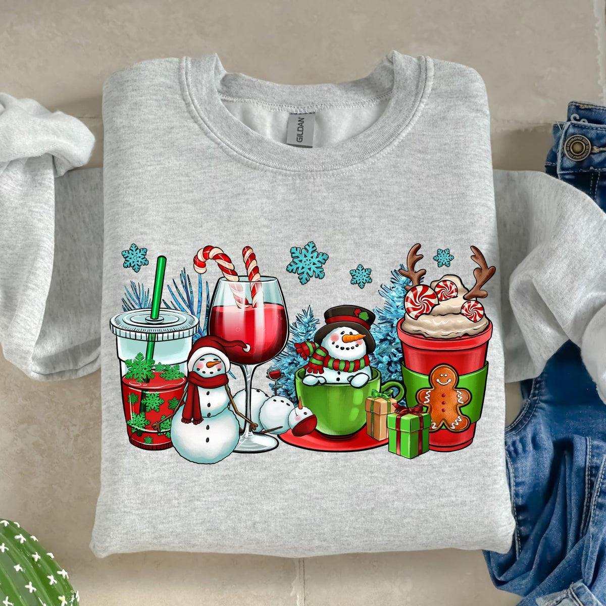 Christmas Cups-38583-DTF transfer
