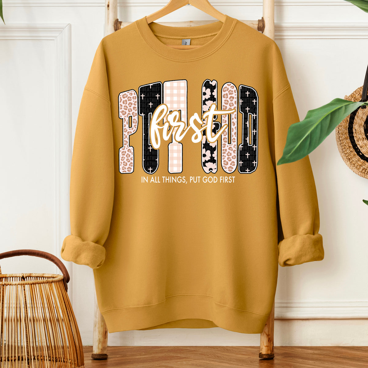 Put god first 109761 DTF transfer