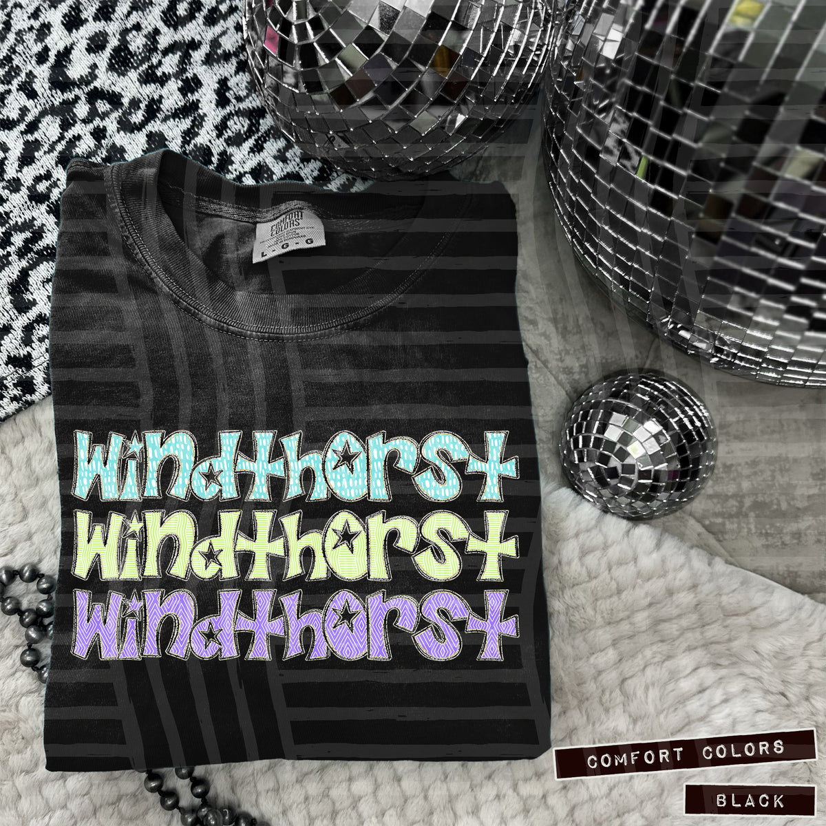 Windthorst Pastel Star Stacked (Caplinger) 101701 DTF transfer